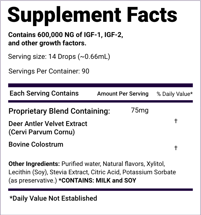 IGF-1 Titanium X 600,000ng