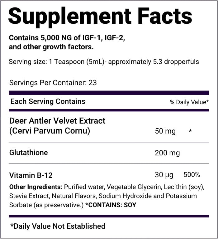 IGF-1 Plus With Glutathione